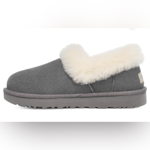 UGG Grey Snow Slippers - Picture 1 of 4